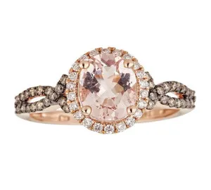14K GOLD MORGANITE RING SKU# 80055