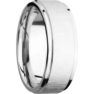 14K White Gold with Crosssatin , Polish Finish