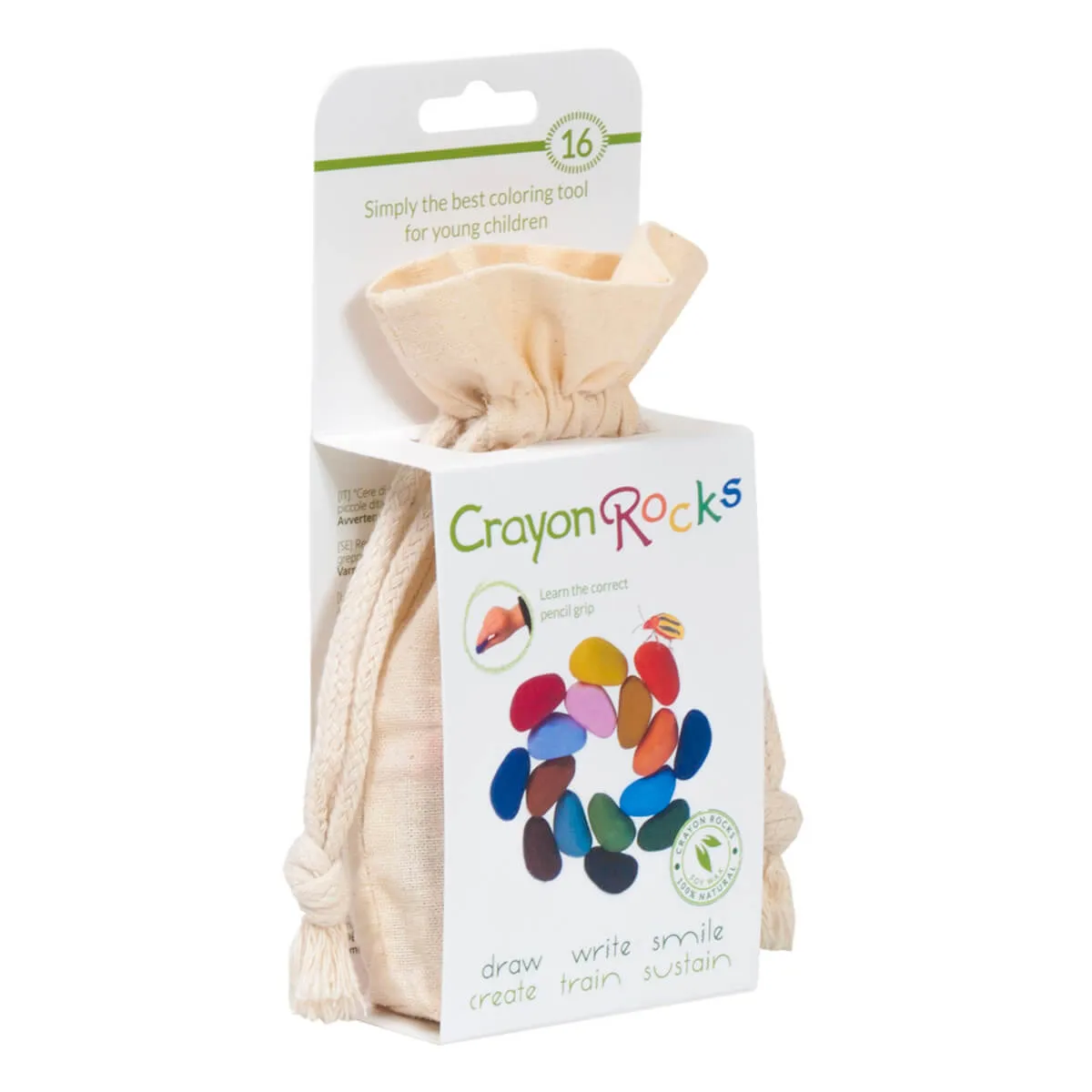 16 Piece Set in Cotton Bag by Crayon Rocks