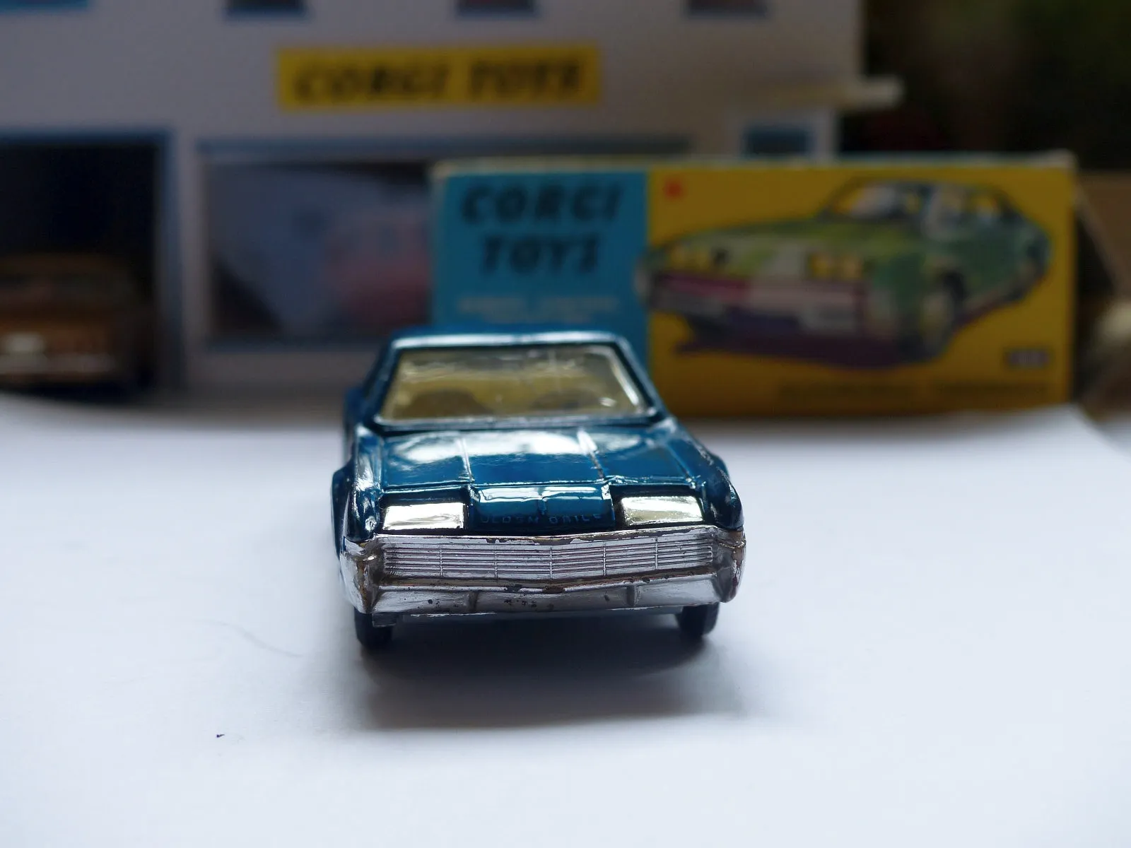 264 Oldsmobile Toronado with shaped wheels and original box