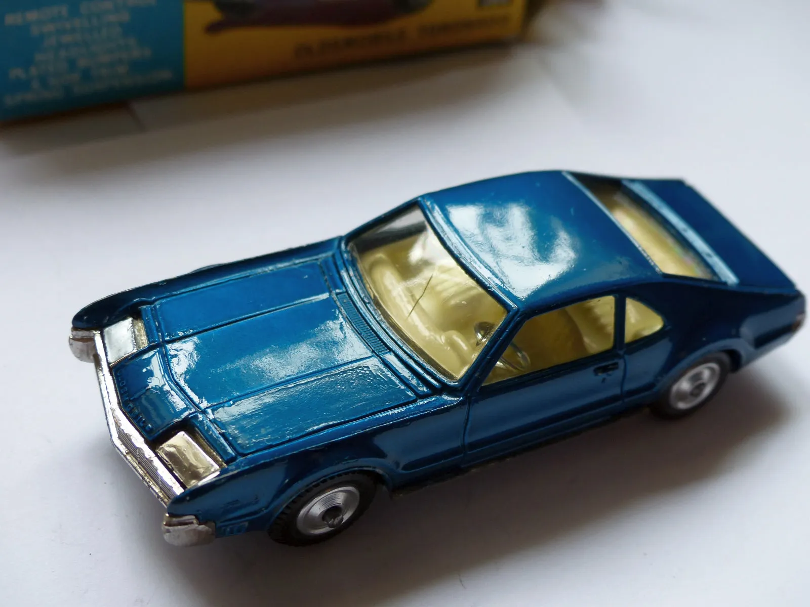 264 Oldsmobile Toronado with shaped wheels and original box