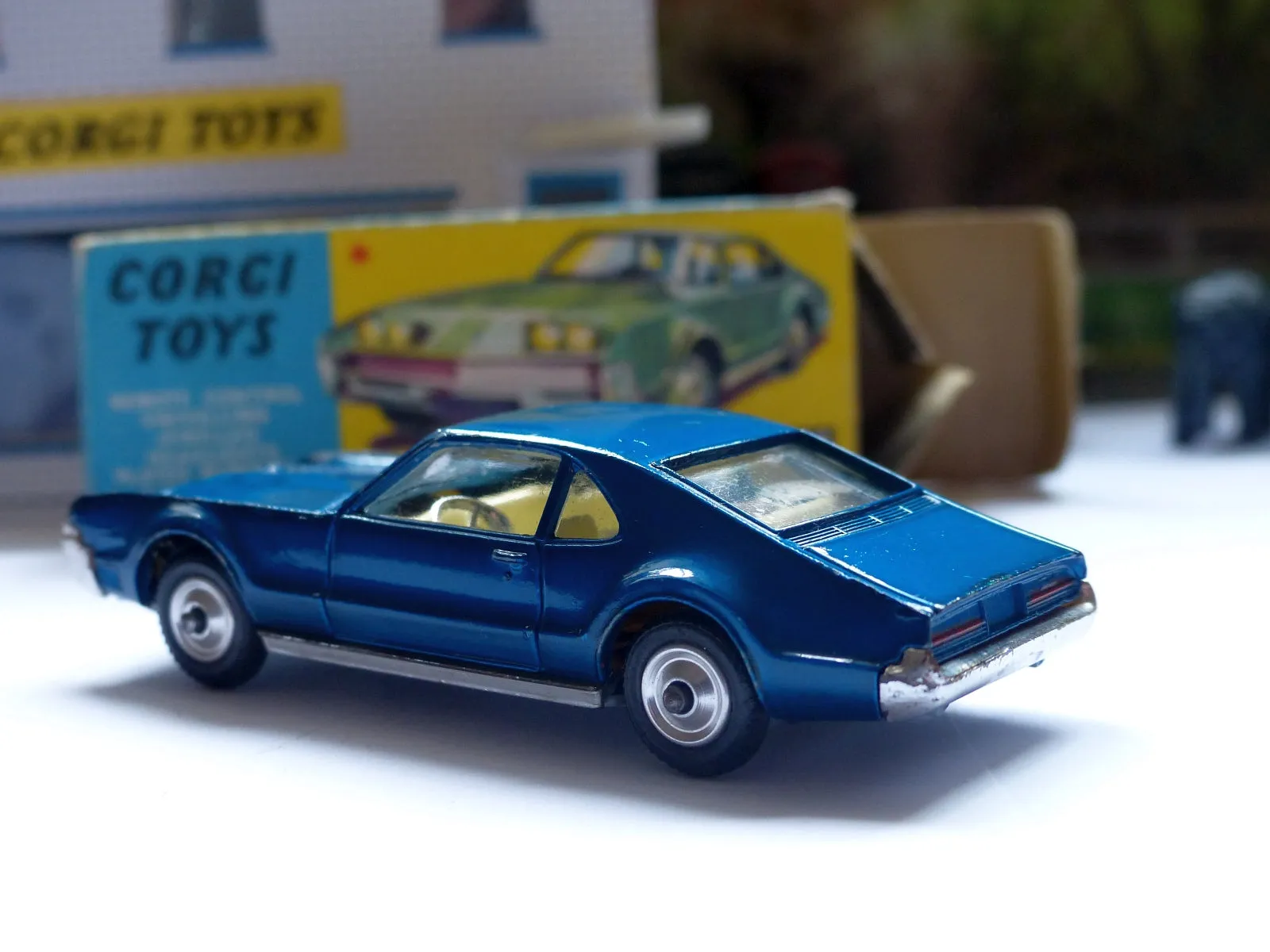 264 Oldsmobile Toronado with shaped wheels and original box