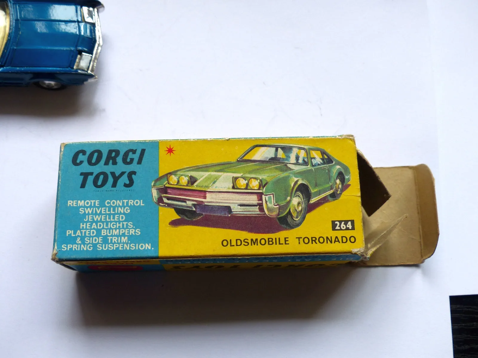 264 Oldsmobile Toronado with shaped wheels and original box