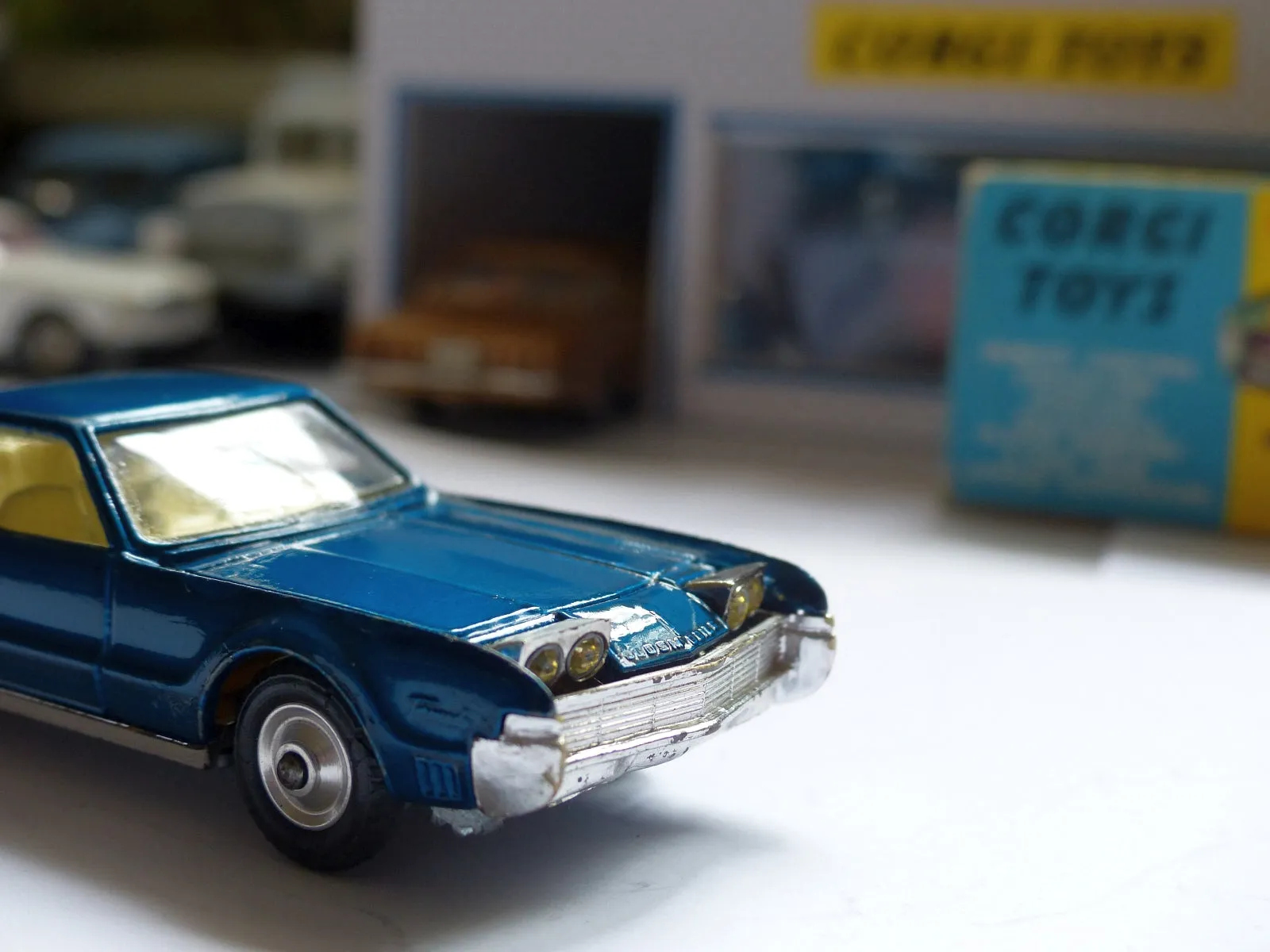 264 Oldsmobile Toronado with shaped wheels and original box