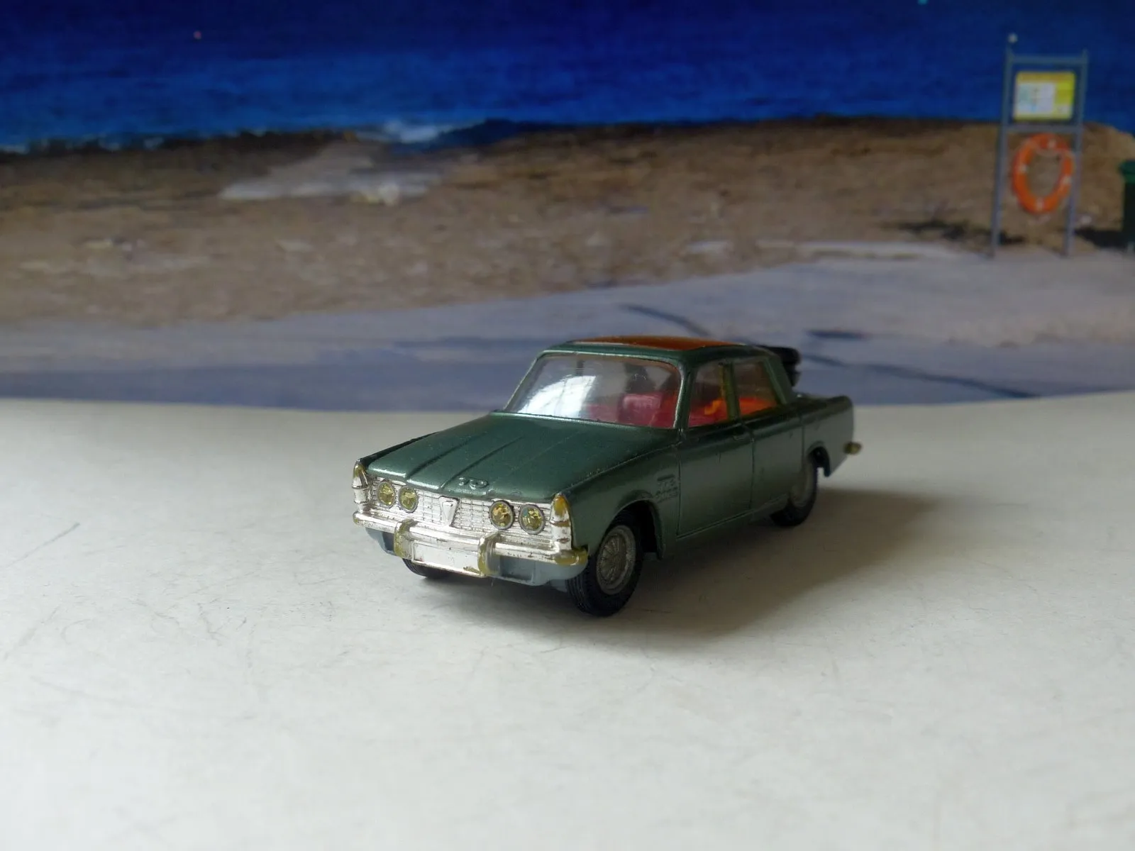 275 Rover 2000TC with red interior