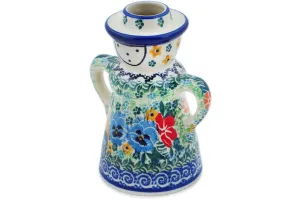 5" Candle Holder - Vibrant Bouquet