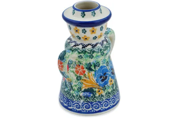 5" Candle Holder - Vibrant Bouquet