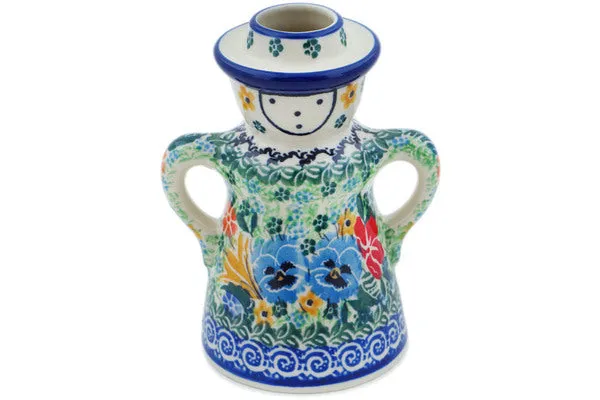 5" Candle Holder - Vibrant Bouquet