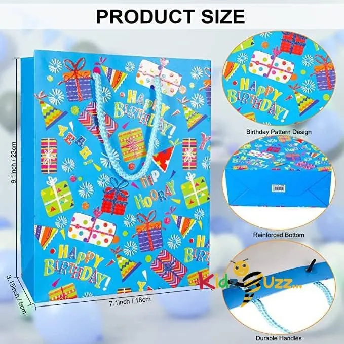 8 Pc Birthday Gift Bags