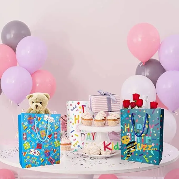 8 Pc Birthday Gift Bags