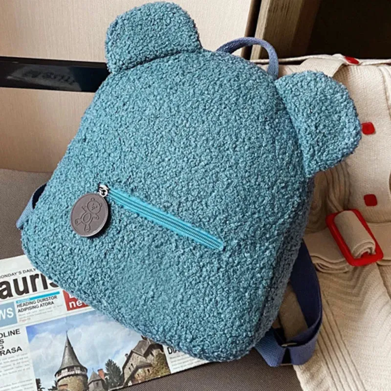 Adorable Plush Bear Backpack for Kids - Perfect for School & Play!