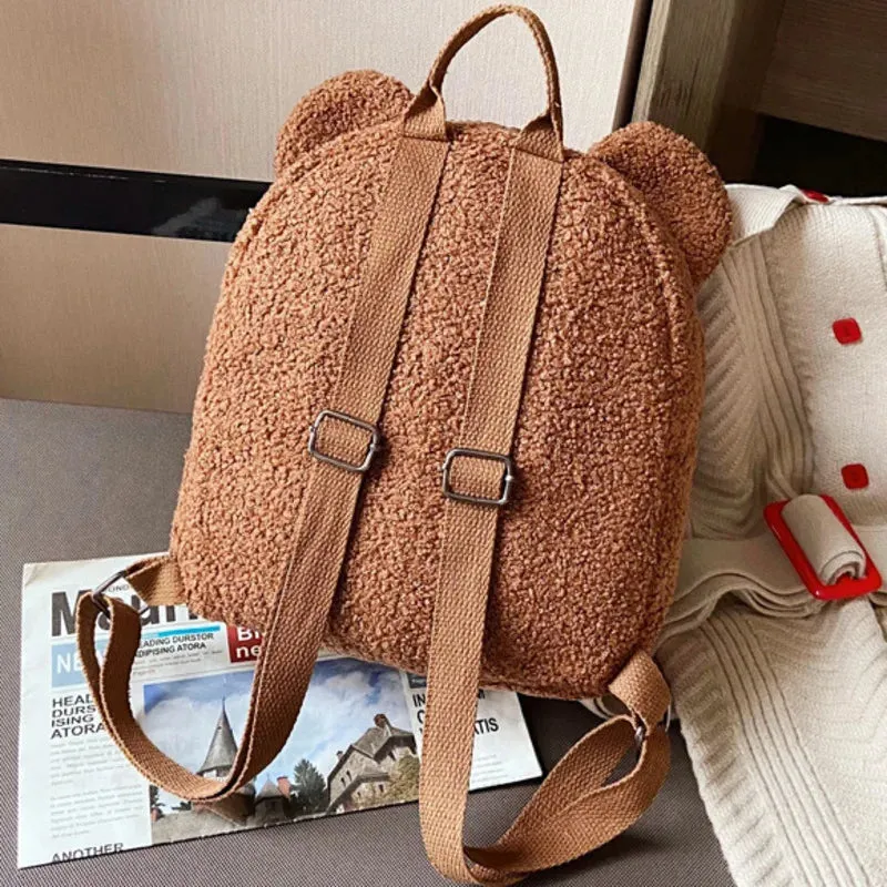 Adorable Plush Bear Backpack for Kids - Perfect for School & Play!