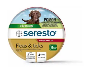 ADVANTAGE SERESTO DOGS OVER 8KG