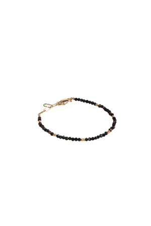 Alouette Design
 Seed Bracelet - Black & Silver
