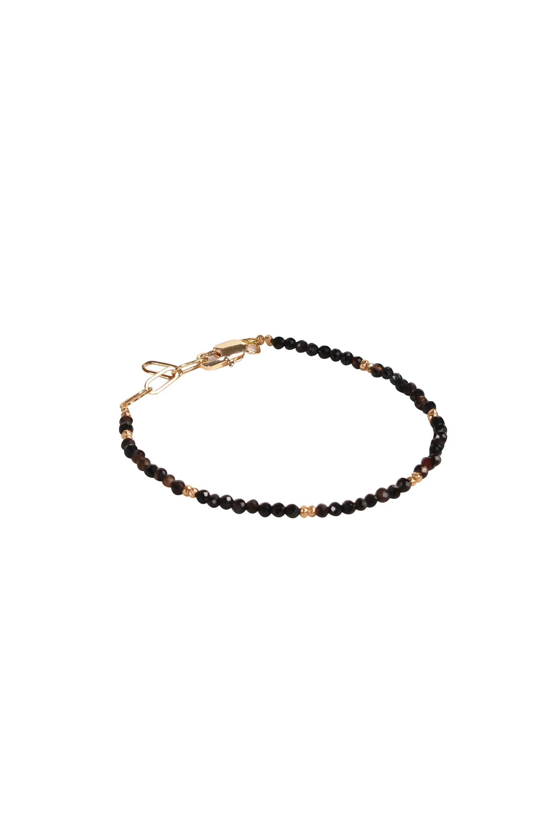 Alouette Design
 Seed Bracelet - Black & Silver