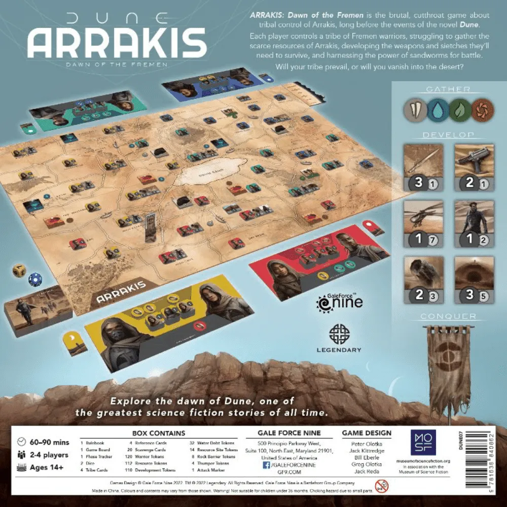 Arrakis: Dawn of the Fremen (Dune) (DAMAGED)