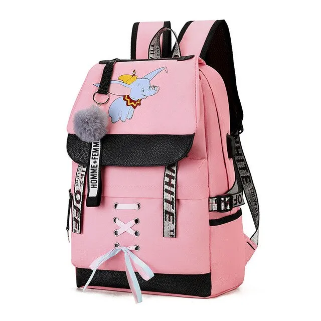 Ashoreshop women students smart back pack cellphone charger students backpacks