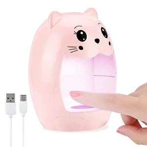 Augot Mini UV LED Nail Lamp, 6W Nail Polish Dryer for Single Finger, Portable Egg Creative Phototherapy Lamp for Gel Nails, 45/60s Quick Drying UV Nail Lamp for Girls Women, for Home Travel Nail Salon