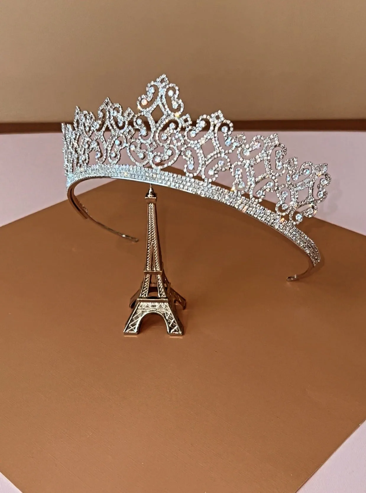 AVALON Swarovski Bridal Stunning Crown. Luxurious and Elegant Fit for Royalty