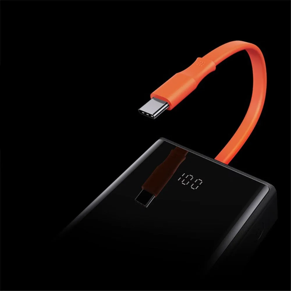 Baseus - (65W/PD) 20000mAh Charger USB C / Dual USB A Powerbank (PD 3.0   QC 3.0) with LED display - Black