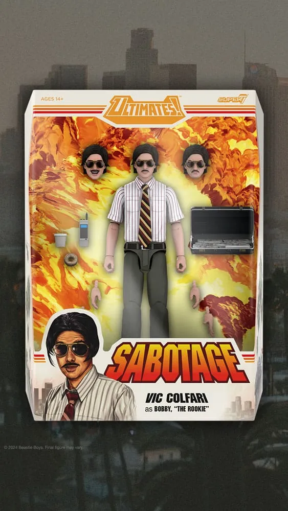 Beastie Boys Ultimates Action Figure Wave 1 Vic Colfari As Bobby "The Rookie" 18 Cm