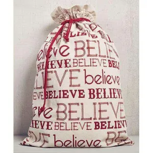 Believe Gift Sack, 22x32