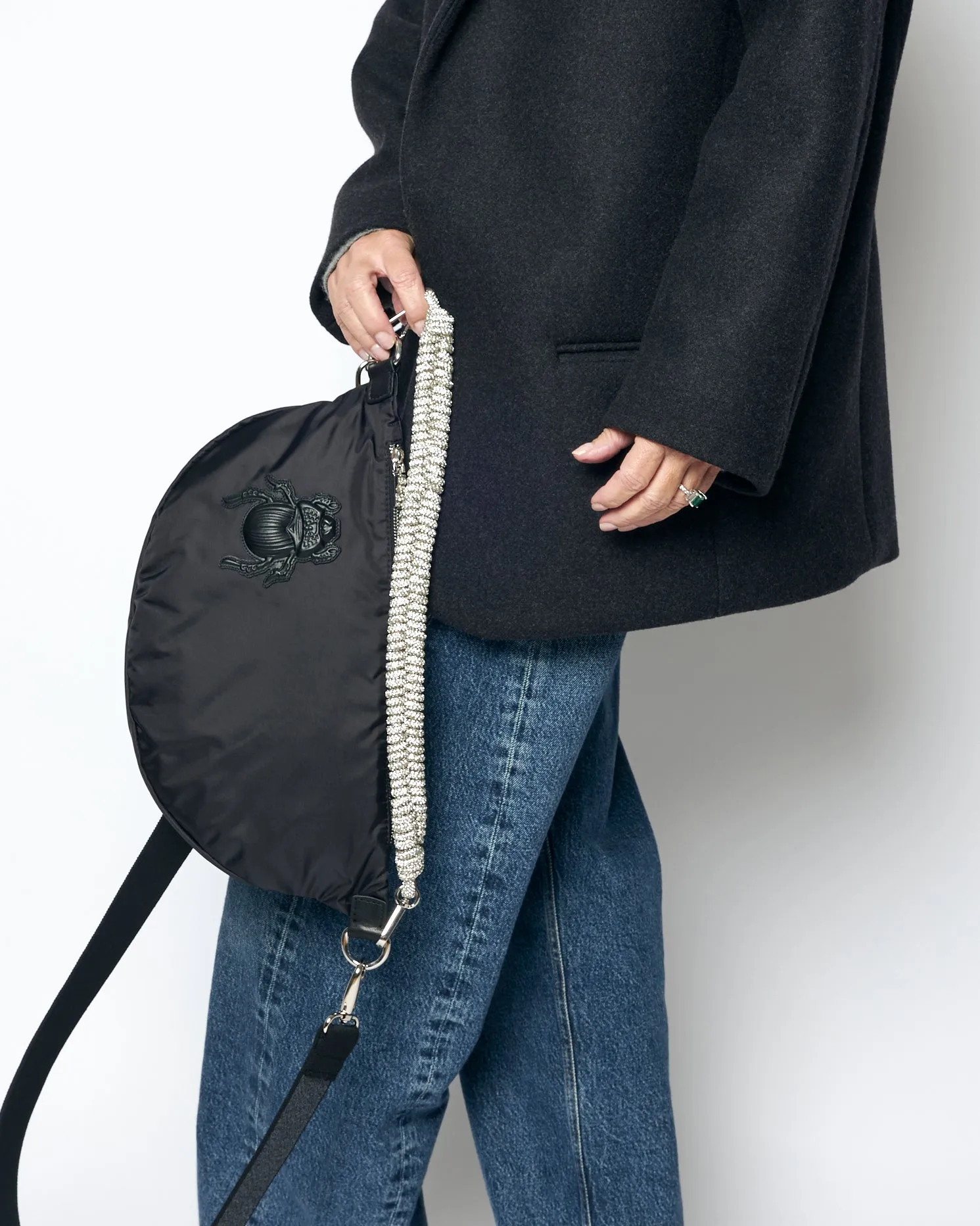 Belt Bag XL - Scarabmotive Nylon Black