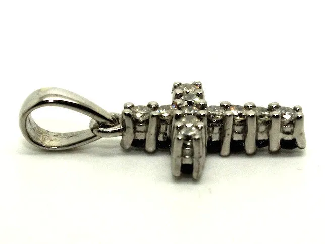 Black And White Reversable Diamond Cross Ad No.0991