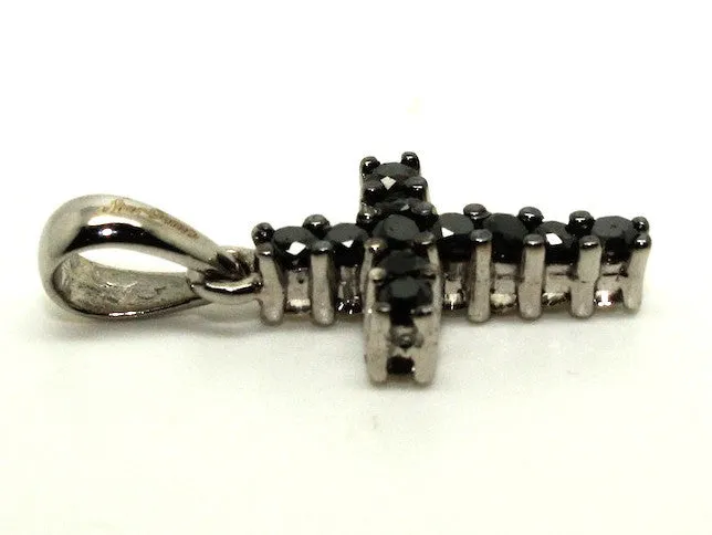 Black And White Reversable Diamond Cross Ad No.0991