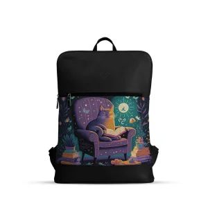 Black Orbit Laptop Backpack Kitty