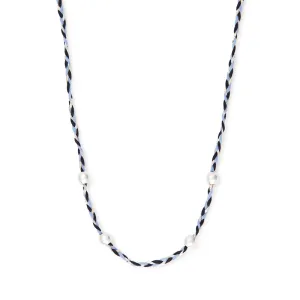Blue Precious Threads Necklace