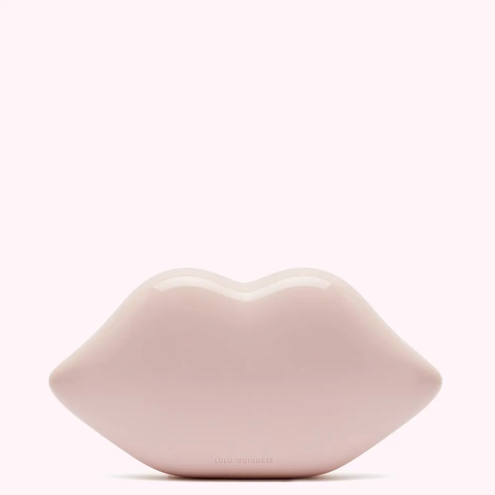 BLUSH MEDIUM LIPS CLUTCH BAG