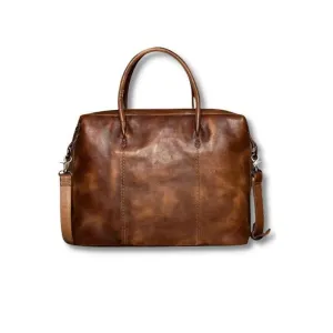 Boston Full Grain Leather Briefcase Bag