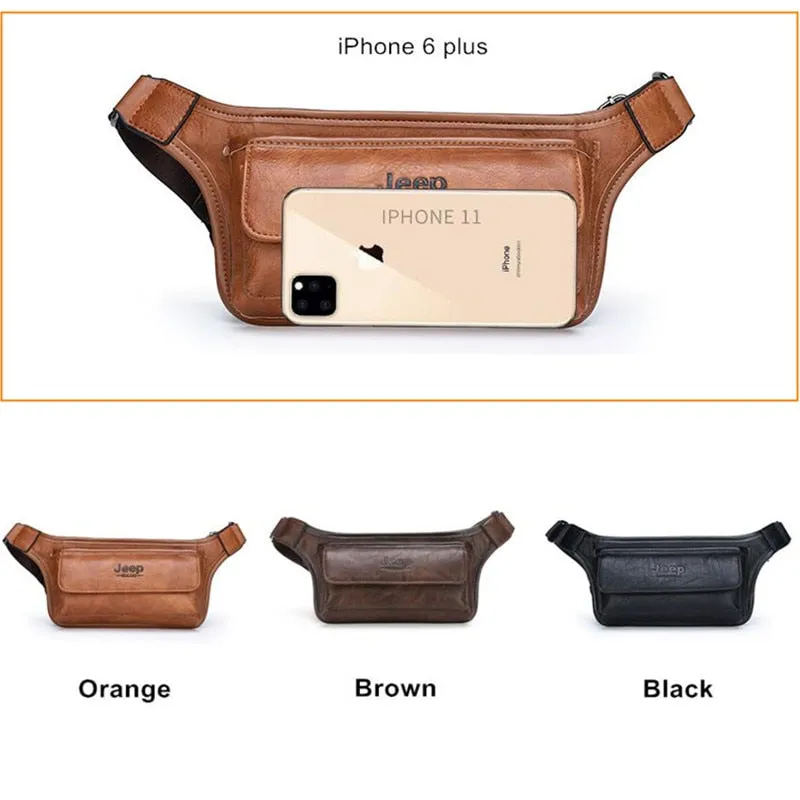 Brand Casual Functional Money Phone Belt Bag Chest Pouch Waist Bags