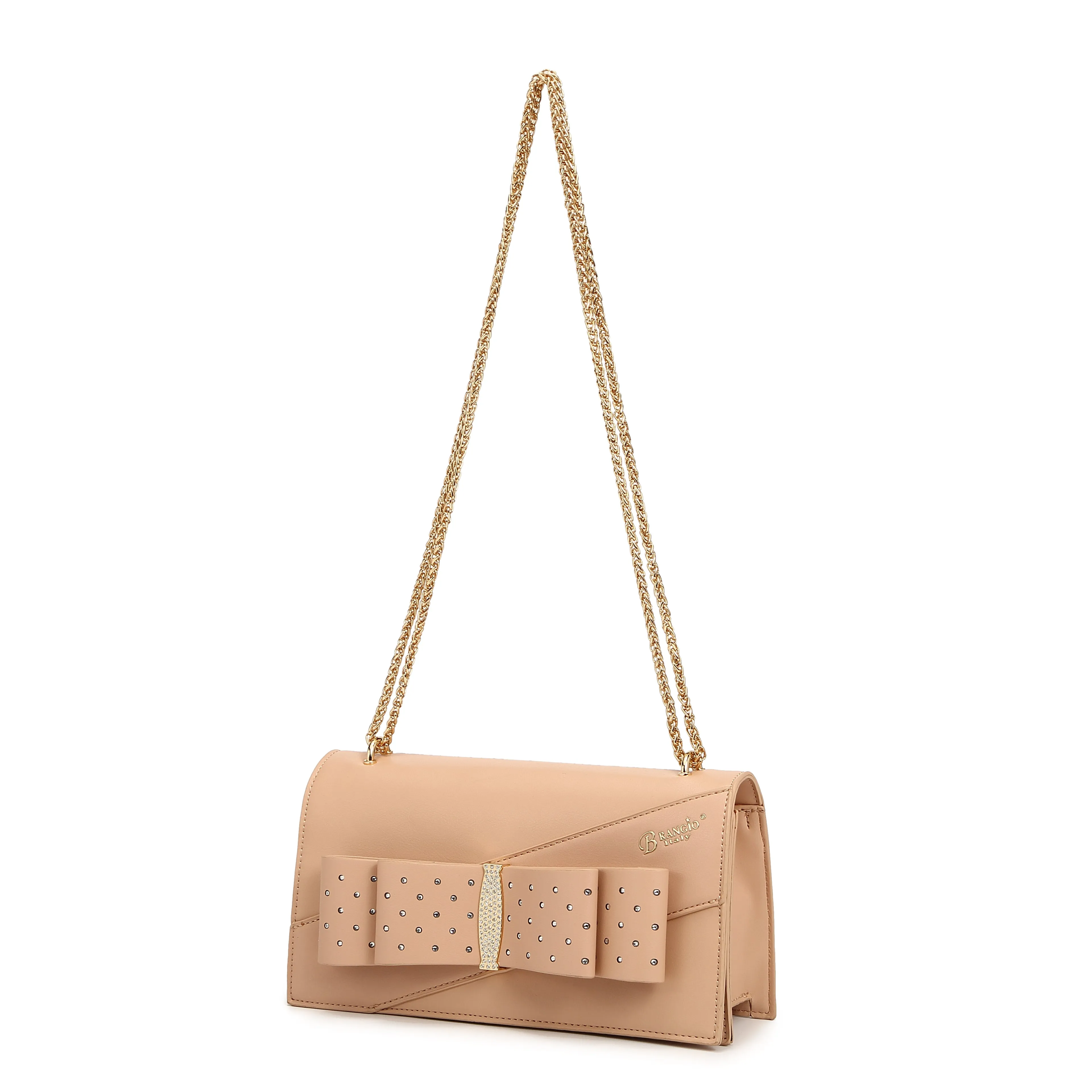 Brangio Chic Bow Accent Evening Bag
