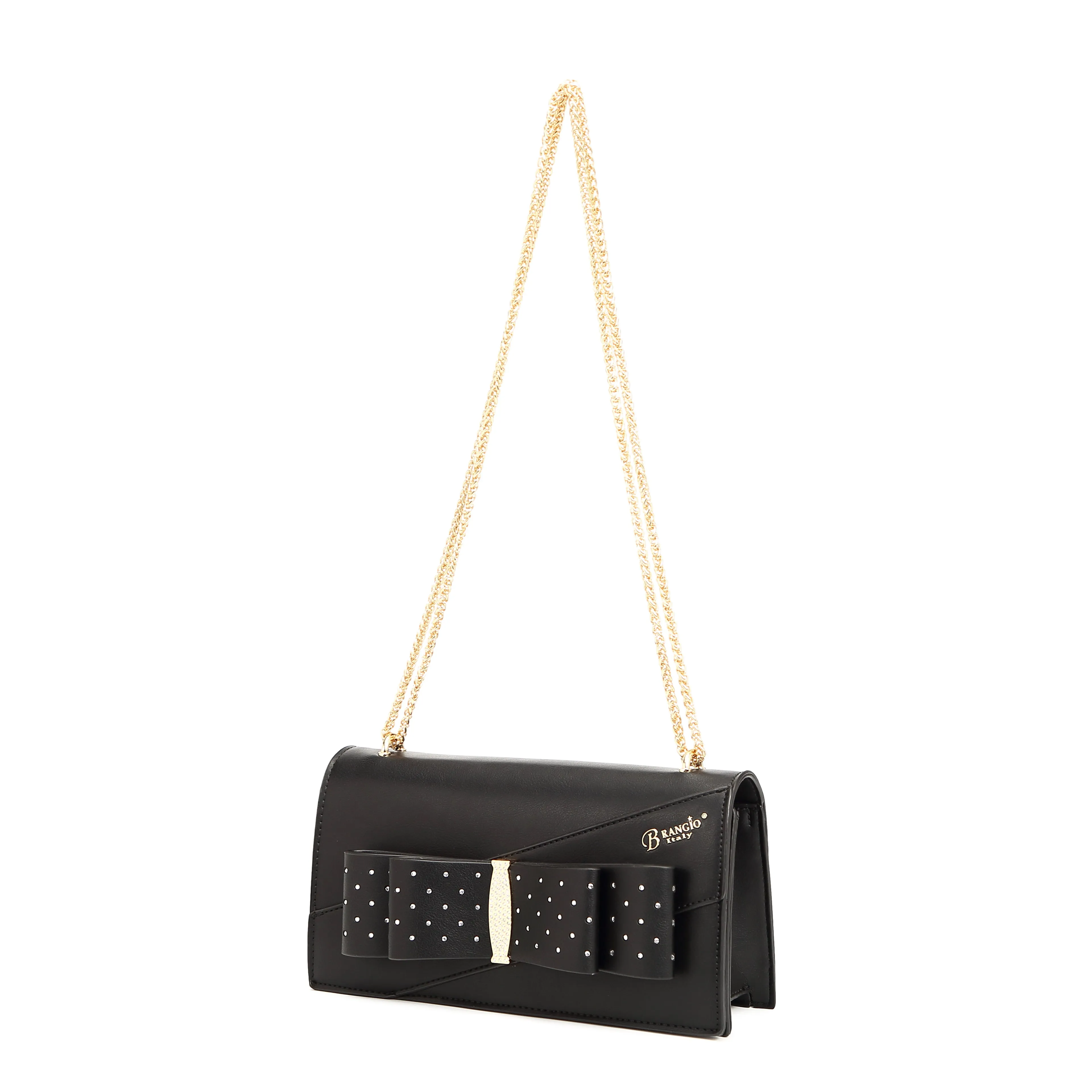 Brangio Chic Bow Accent Evening Bag