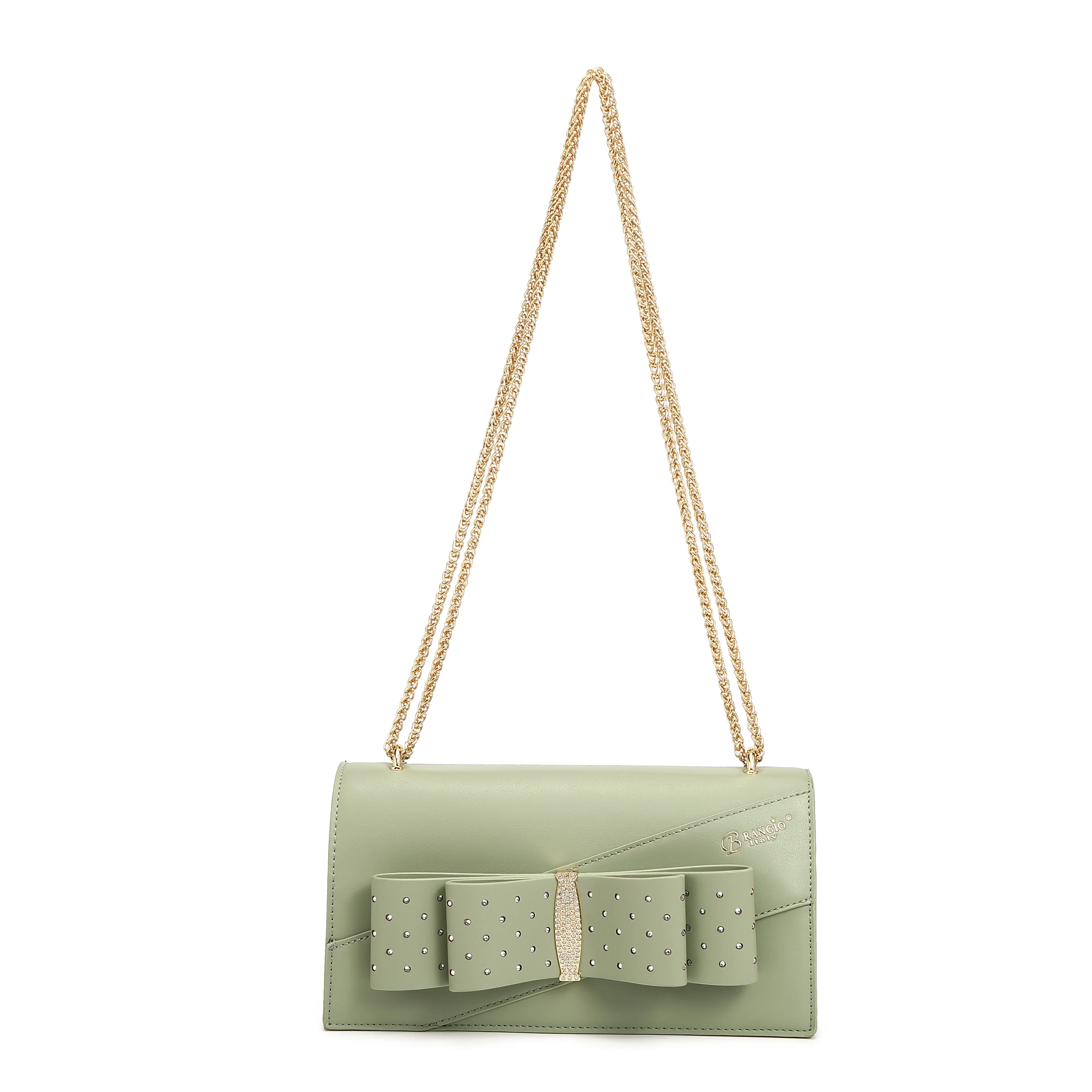 Brangio Chic Bow Accent Evening Bag
