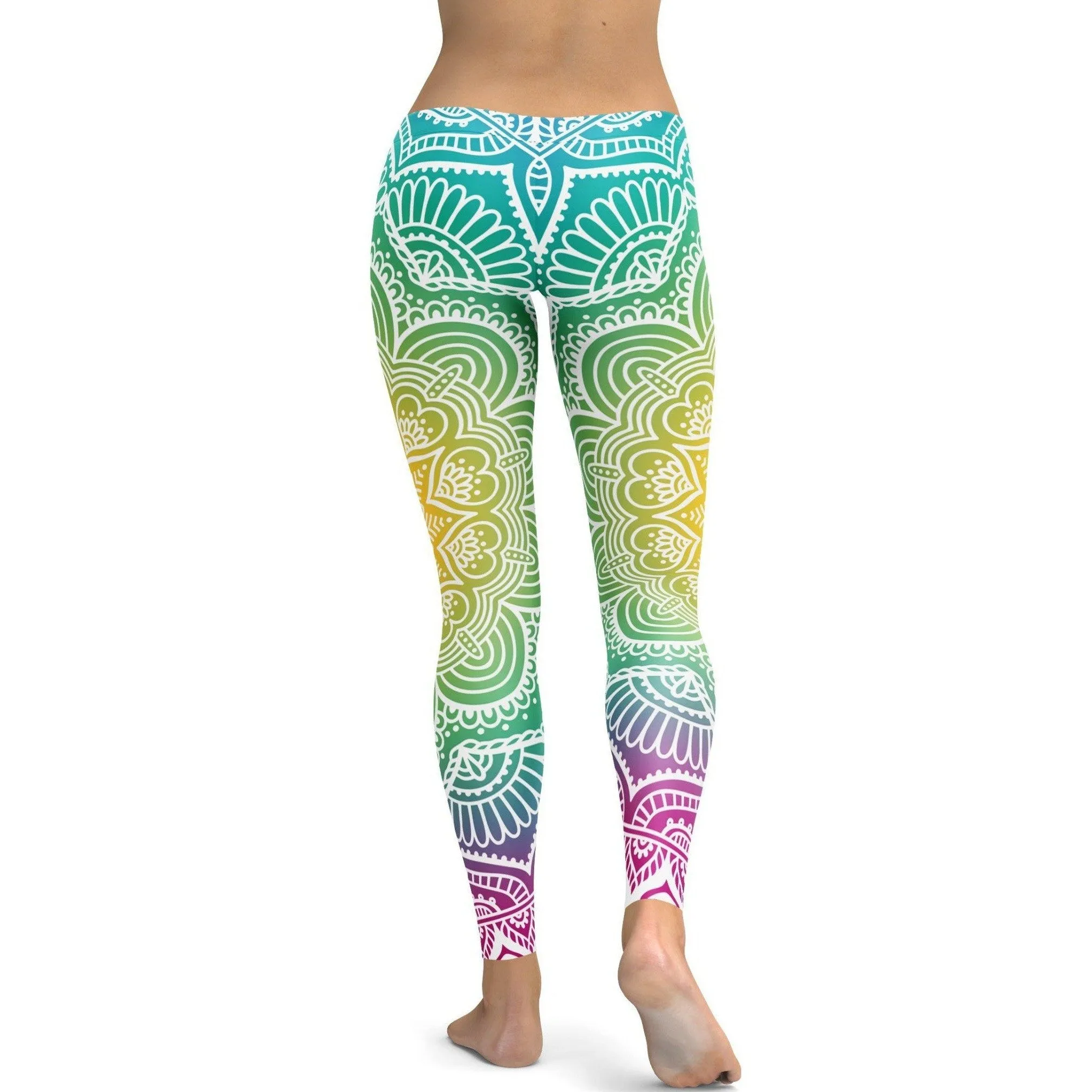 Bright Sun Mandala Leggings