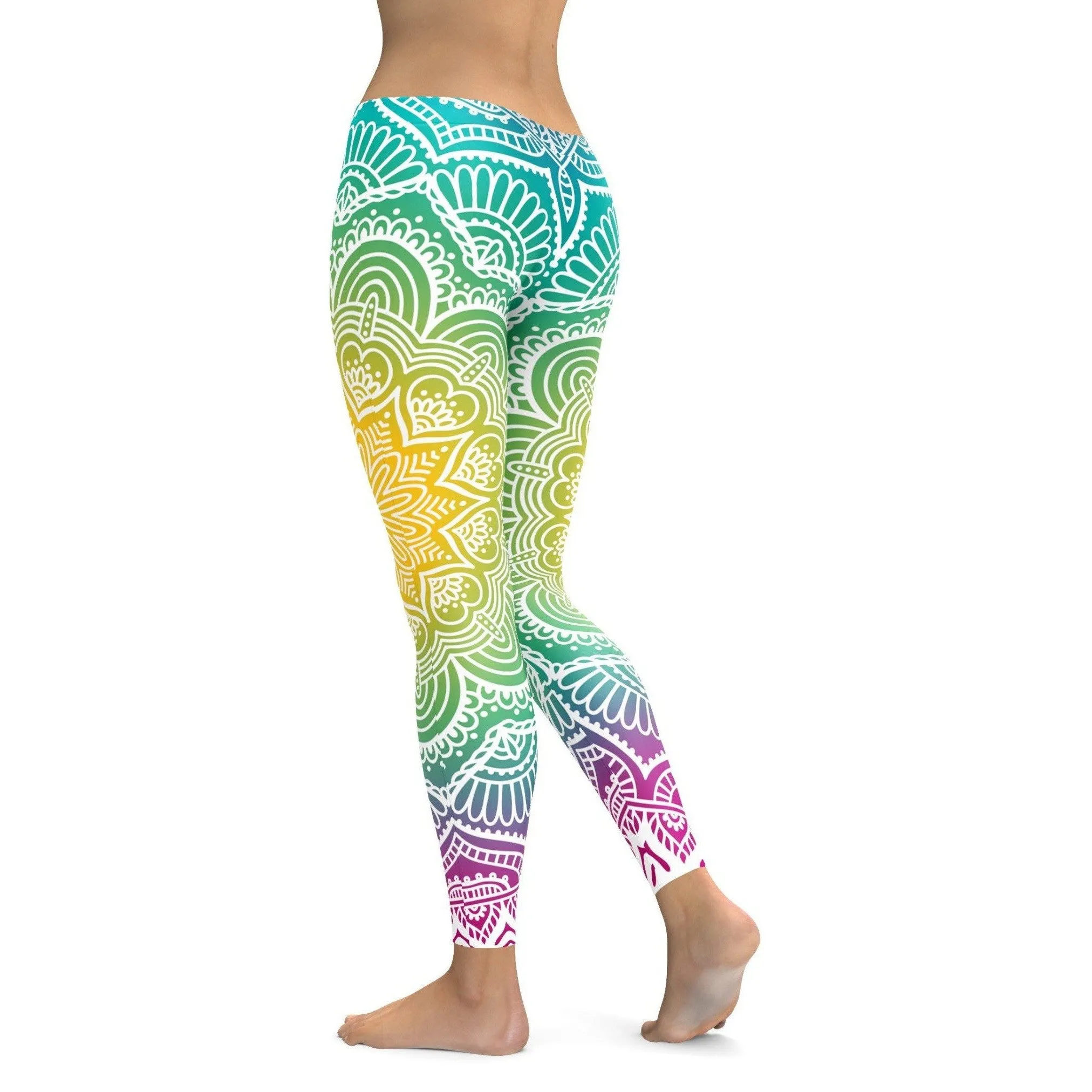 Bright Sun Mandala Leggings