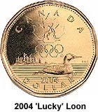 Canada Nickel 2004 $1 (Elizabeth II) 7gr .915