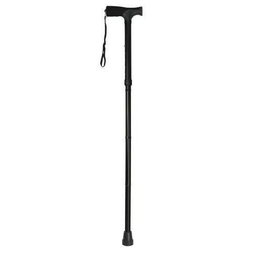 Cane  Folding Blue Jay Black  Pistol Grip  33in  - 37in