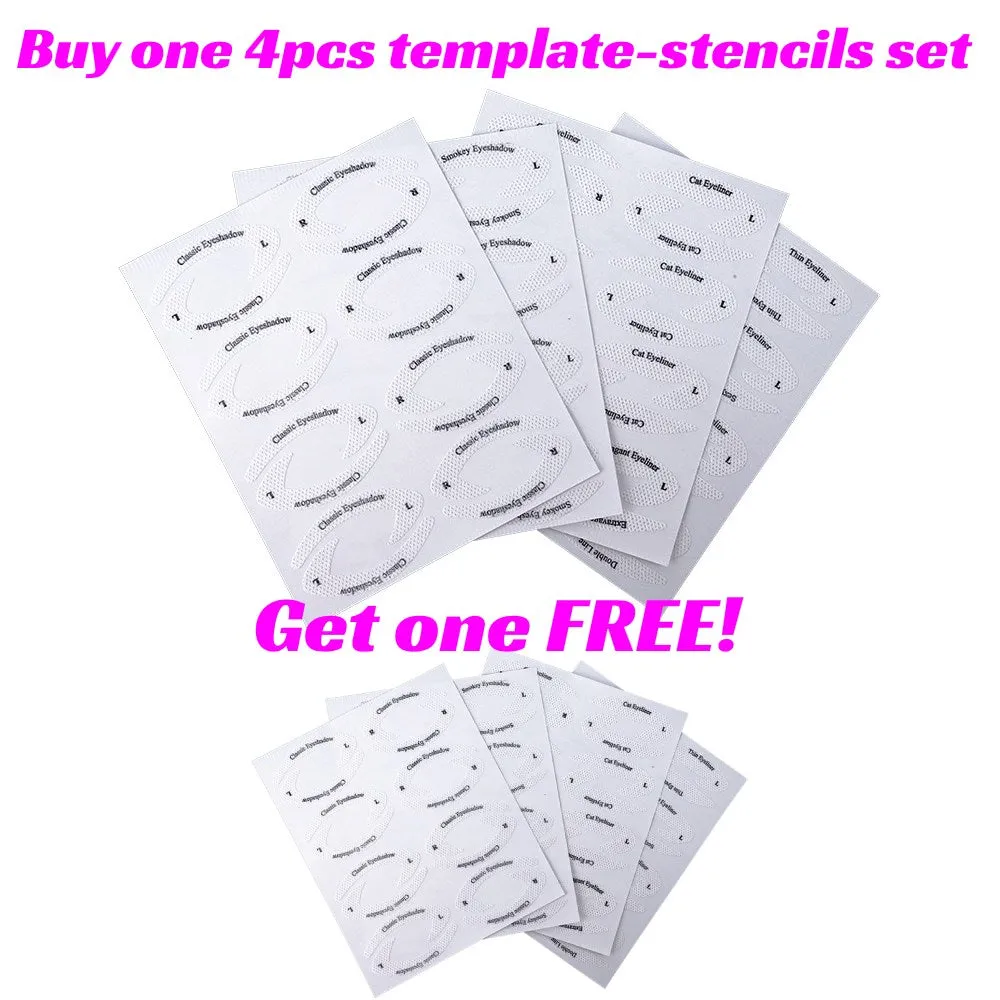 Cat Eye Makeup Eyebrow Stencils & Shadow Template Styling Tool Drawing Guide