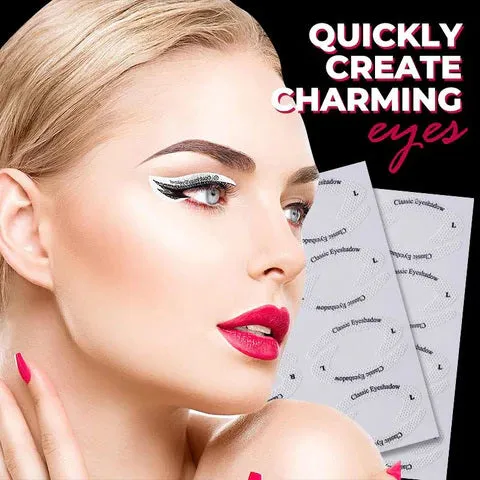 Cat Eye Makeup Eyebrow Stencils & Shadow Template Styling Tool Drawing Guide