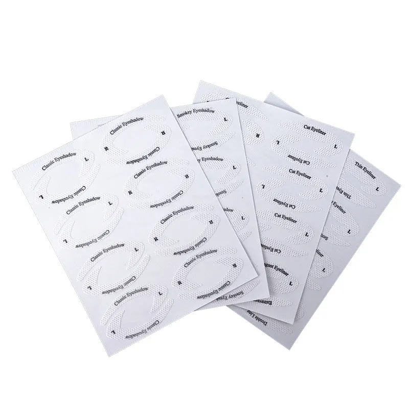Cat Eye Makeup Eyebrow Stencils & Shadow Template Styling Tool Drawing Guide