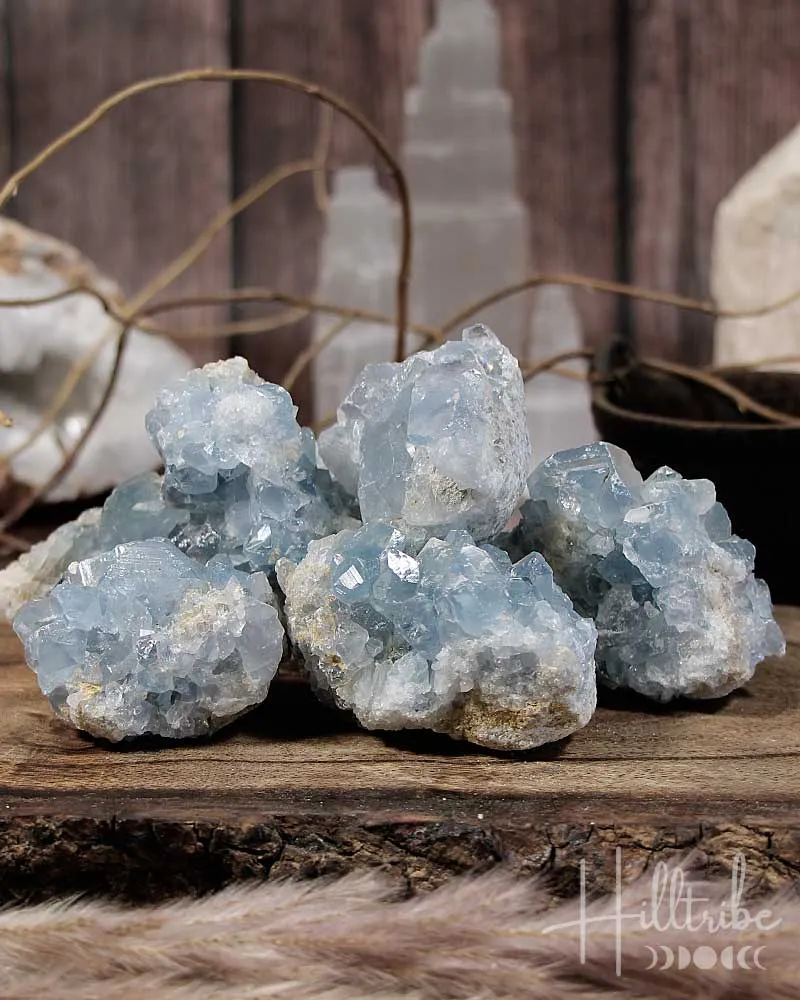 Celestite Crystal Cluster