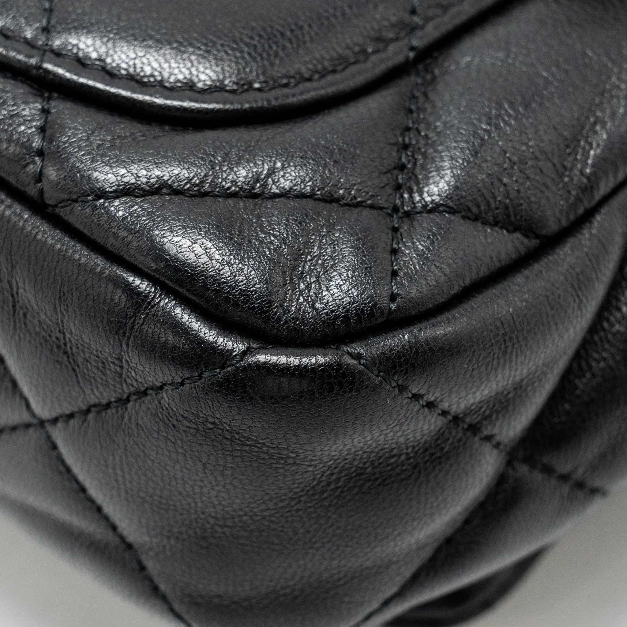 Chanel 19 Quilted Waist Belt Bag Calfskin Black GHW
