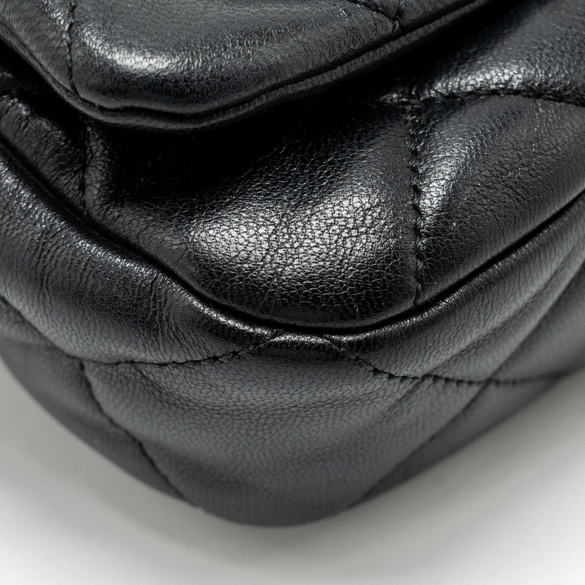 Chanel 19 Quilted Waist Belt Bag Calfskin Black GHW