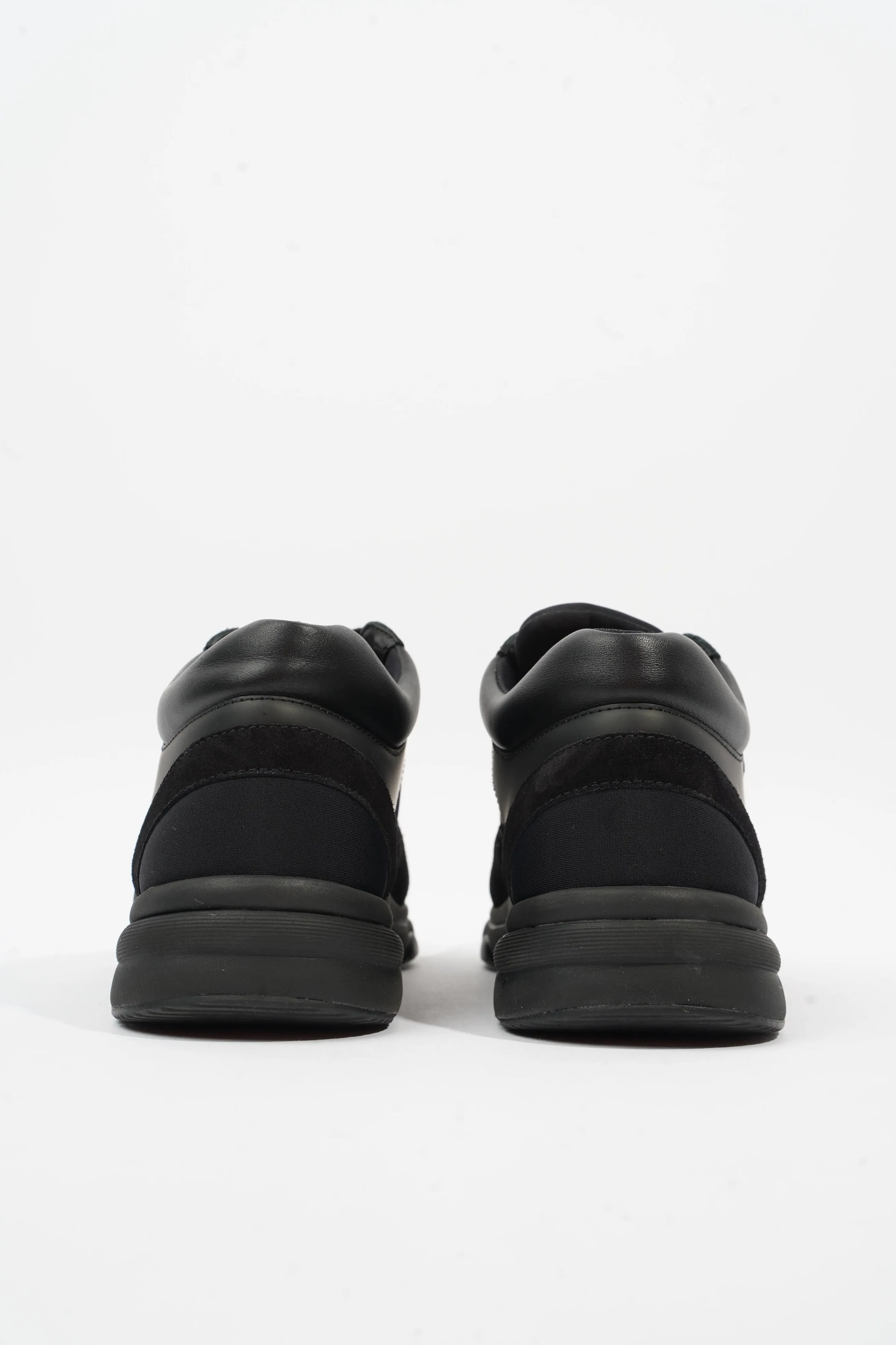 Chanel CC Logo Black Suede EU 37.5 UK 4.5