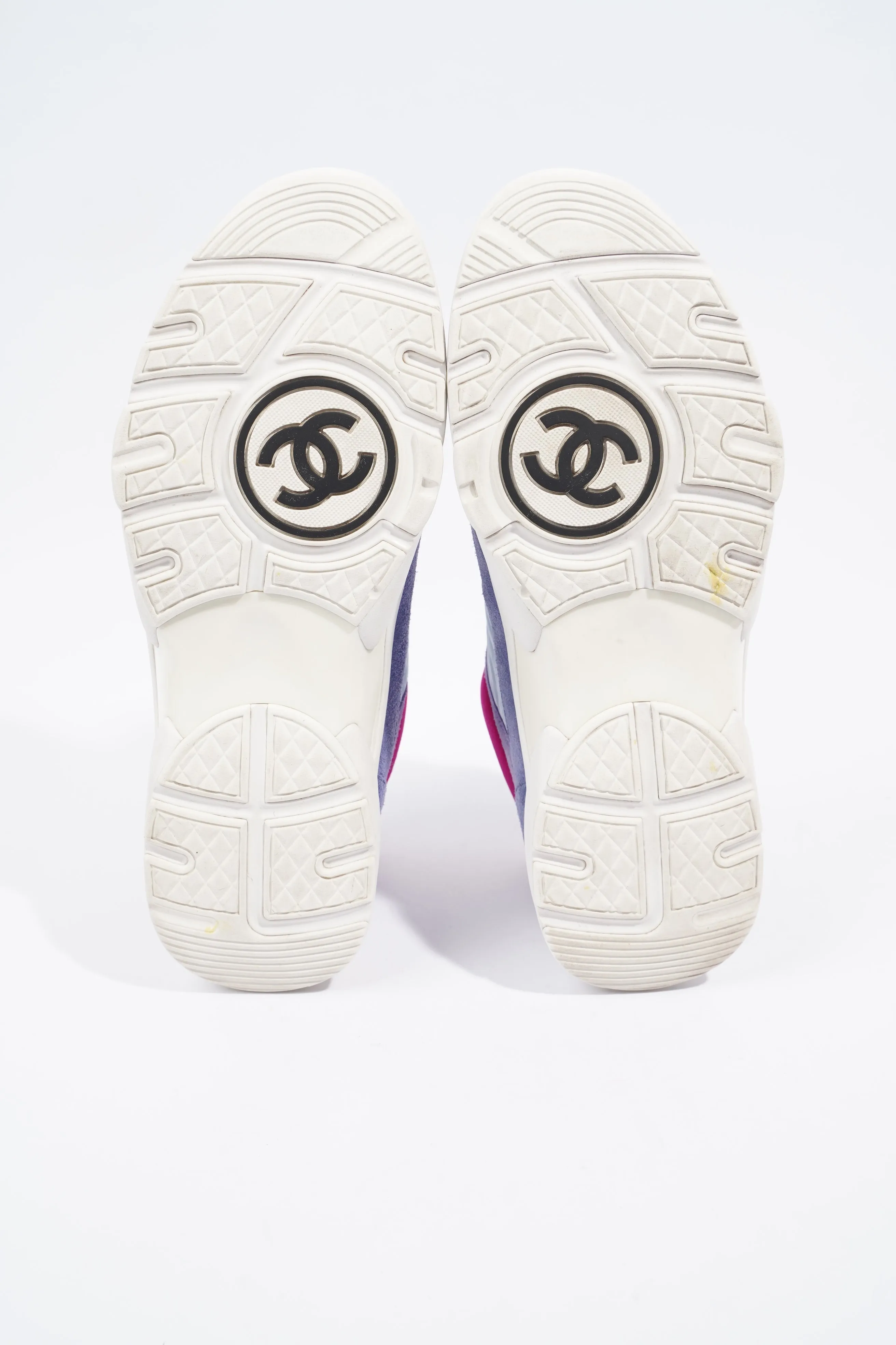 Chanel CC Logo Blue   Lilac EU 41   UK 8