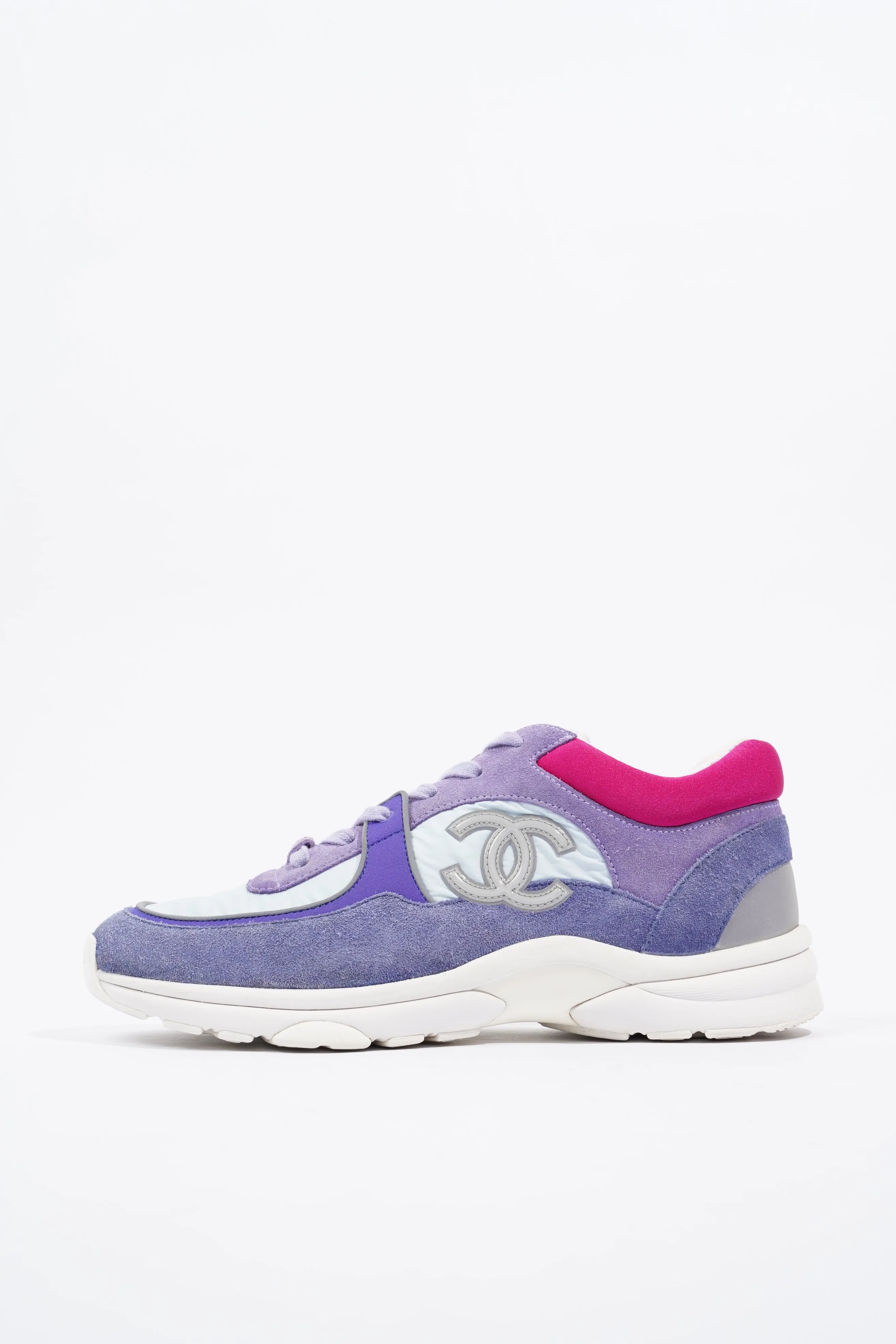 Chanel CC Logo Blue   Lilac EU 41   UK 8